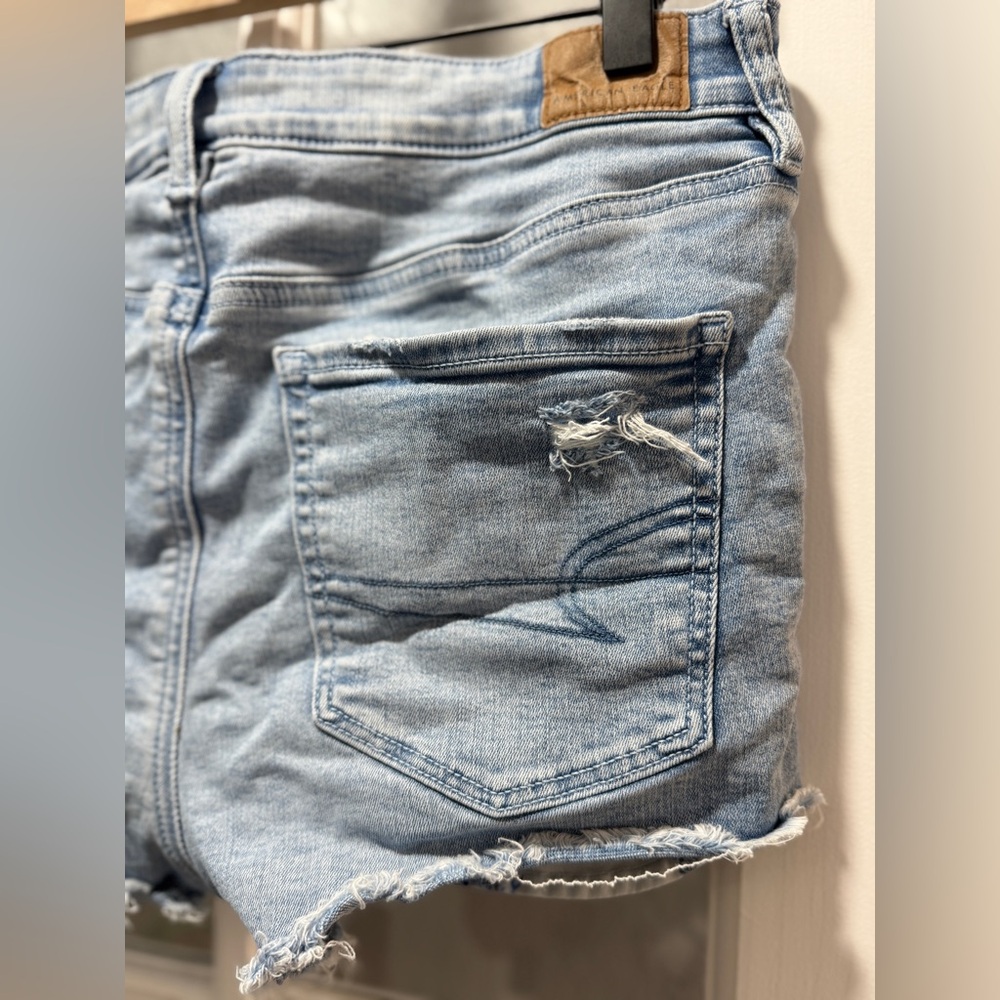 AE Ne(x)t Level High-Waisted Denim Short Short - Picture 14 of 15
